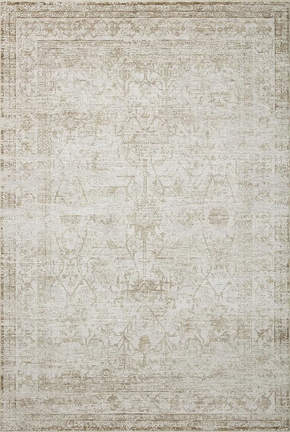 Loloi Amber Lewis Honora Collection HON-01 Ivory/Natural 11'-6" x 15'-6" Area Rug