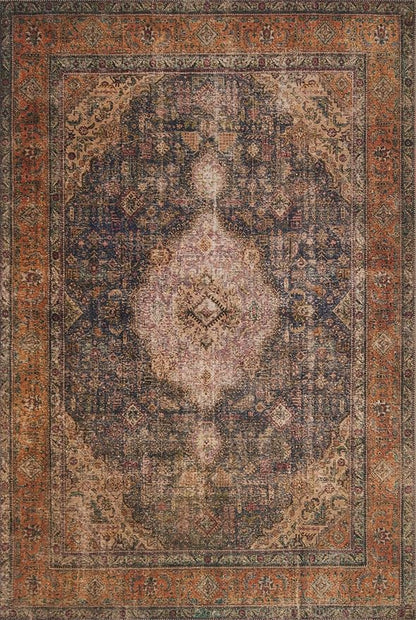 Loloi Loren Collection LQ-02 Plum/Multi 2'-3" x 3'-9" Accent Rug