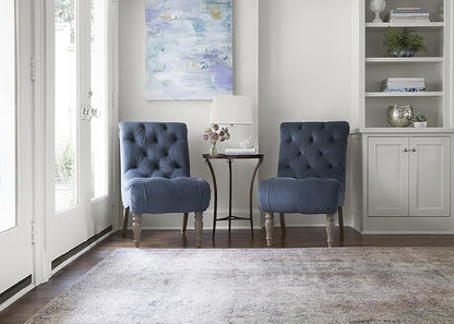 Loloi Loren Collection LQ-04 Silver/Slate 5'-0" x 7'-6" Area Rug