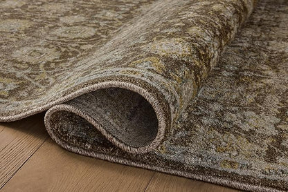 Loloi Magnolia Home by Joanna Gaines Mona Collection MOA-03 BARK/Natural 10'-0" x 14'-0" Area Rug