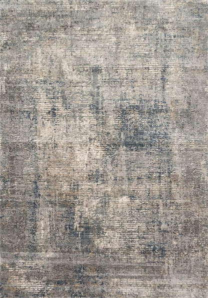 Loloi Teagan Collection TEA-05 Denim/Slate 5'-3" x 7'-6" Area Rug, Large, Soft Neutral Rug, High-Traffic for Living Room, Bedroom, Home Office, Dining Area