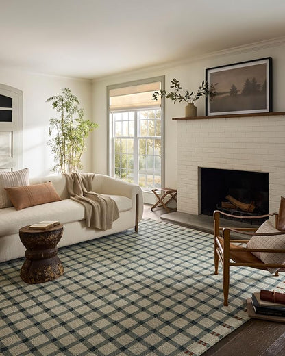 Loloi Magnolia Home by Joanna Gaines Waylon Collection WAY-02 Spa/Brick 11'-6" x 15' Area Rug