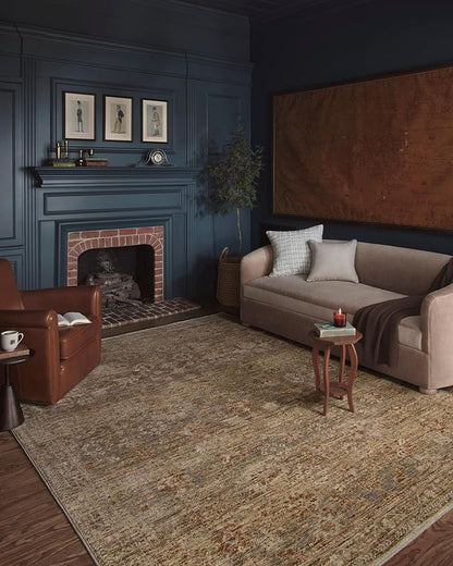 Loloi Magnolia Home by Joanna Gaines Junie Collection JUE-03 Spice/Multi 2'-0" x 3'-0", .38" Pile Height, Accent Rug