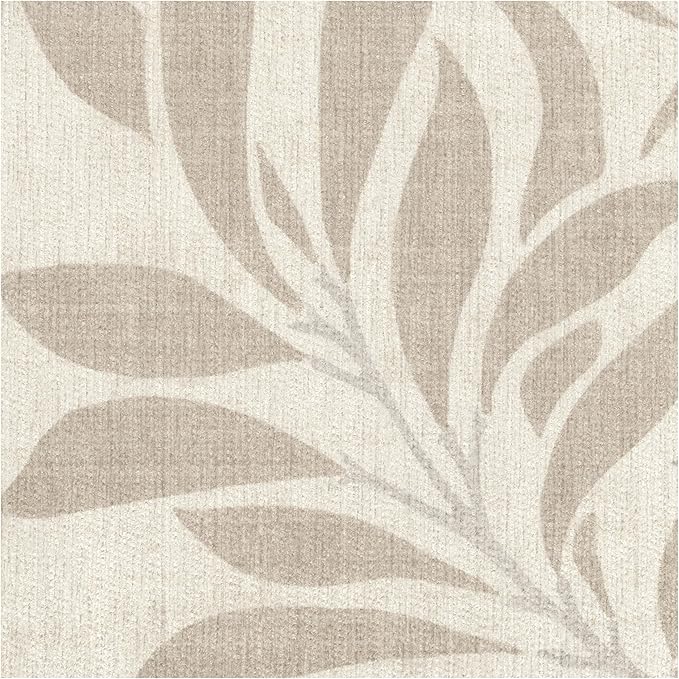 RUGGABLE x Morris & Co Machine Washable Area Rug – Pure Willow Boughs Natural 9x12, Stain-Resistant, Non-Slip – Large Rugs for Living Room, Bedroom, Hallway, Entryway & Office–with Cushioned Pad