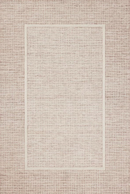 Loloi Chris Loves Julia Briggs Collection, Blush & Ivory, 2'-0" x 5'-0" Accent Rug – Minimal Gritted Design Area Rugs for Living Room Bedroom Entryway & Hallway No Shed High Traffic Home Decor Rug
