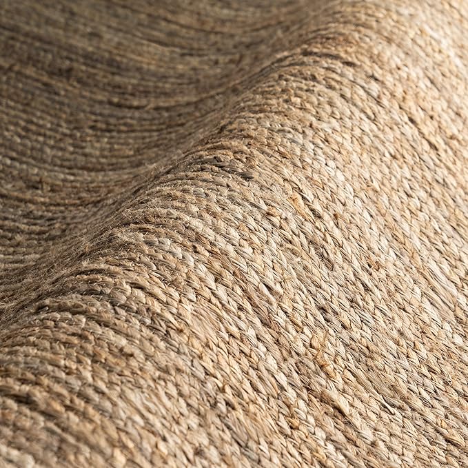 nuLOOM 2x12 Rigo Jute Hand Woven Area Rug, Natural, Solid Farmhouse Design, Natural Fiber, For Bedroom, Living Room, Dining Room, Hallway, Office, Kitchen, Entryway