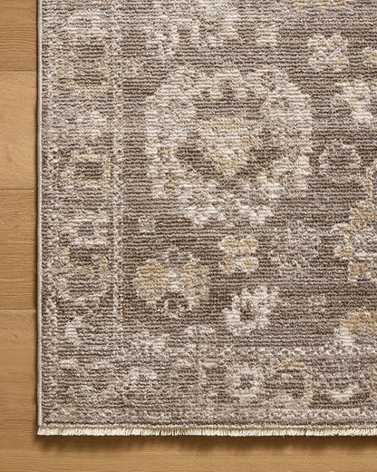 Loloi Magnolia Home by Joanna Gaines Pace Collection PAC-03 Taupe/Wheat 5'-3" x 7'-6" Area Rug