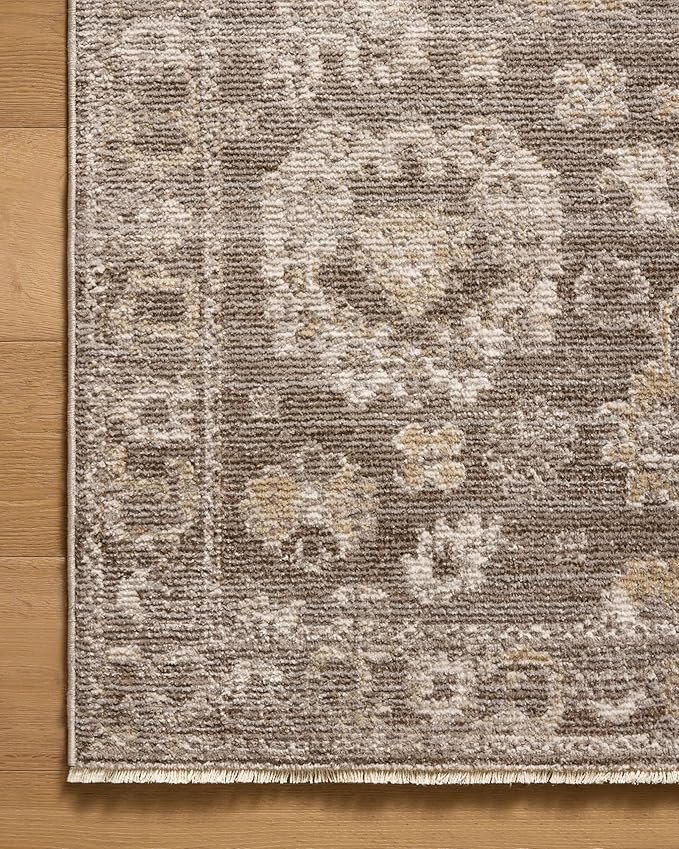 Loloi Magnolia Home by Joanna Gaines Pace Collection PAC-03 Taupe/Wheat 3'-6" x 5'-6" Accent Rug