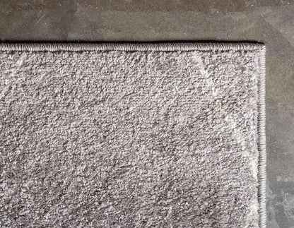 Unique Loom Trellis Frieze Collection Area Rug - Geometric (2' x 6' 1" Runner Light Gray/Ivory)