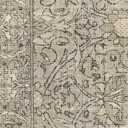 RUGGABLE x Morris & Co Washable Area Rug – Montreal Natural Stone 4x6, Stain-Resistant, Non-Slip – Medium Machine Washable Rugs for Living Room, Bedroom, Hallway, Entryway & Office–with Standard Pad