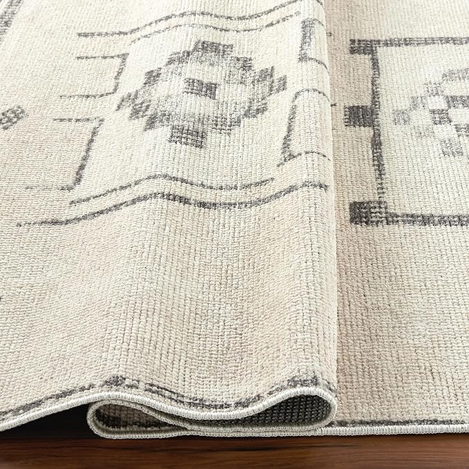 Livabliss x Becki Owens Solana Global Area Rug, 6'7" x 9', Taupe/Cream, (7' x 9')