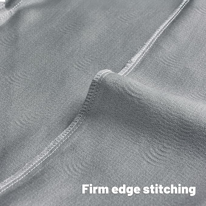 FUTEI Light Blue Chenille Decorative Throw Pillow Covers 16x16 Inch Set of 2,Soft Cozy Striped Geometric Patterns Cushion Cases,Modern Home Decor for Couch Bed Living Room