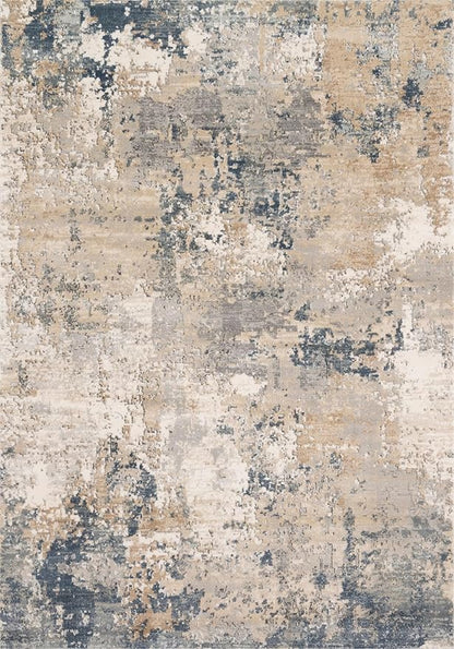 Loloi Teagan Collection TEA-06 Sand/Mist 7'-11" x 10'-6" Area Rug, Large, Soft Neutral Rug, High-Traffic for Living Room, Bedroom, Home Office, Dining Area