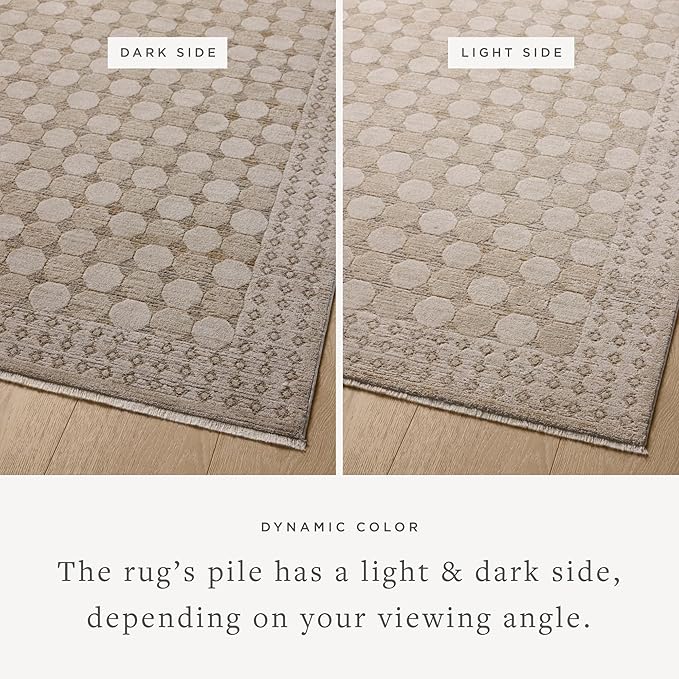 Loloi Amber Lewis Cali Collection CIL-01 Taupe/Natural 2'-7" x 8'-0", .25" Pile Height, Runner Rug