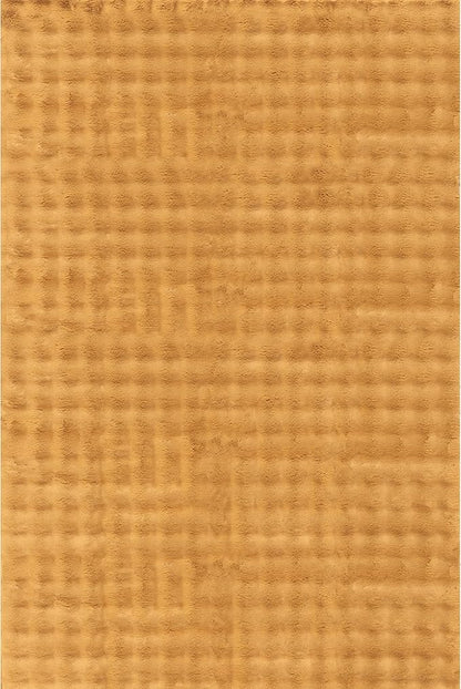 nuLOOM Jeni Checkered 3'9" x 6' Machine Washable Area Rug for Living Room Bedroom Dining Room Kitchen, Gold