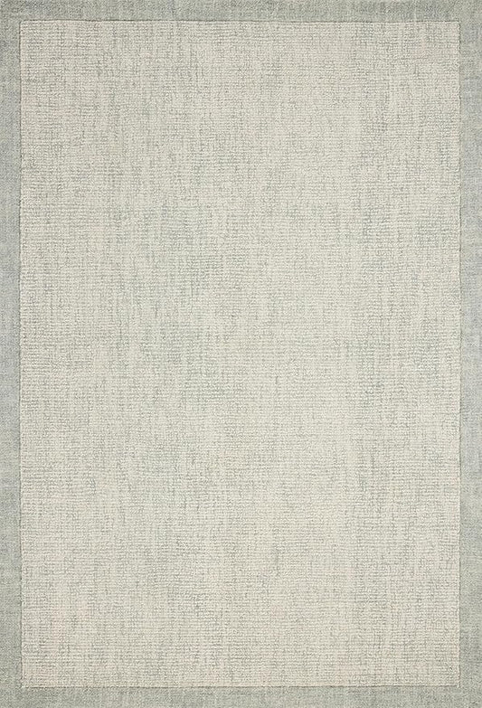 Loloi Magnolia Home by Joanna Gaines Henley Collection HNY-01 Ivory/Spa 7'-9" x 9'-9" Area Rug