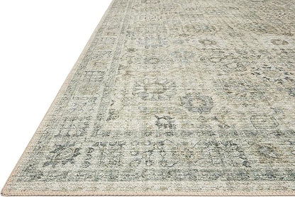 Loloi II Skye Collection SKY-14 Natural/Sage 2'-6" x 7'-6" Runner Rug