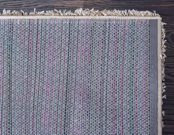 Unique Loom Solid Shag Collection Area Rug (9' x 12' Rectangle, Taupe)