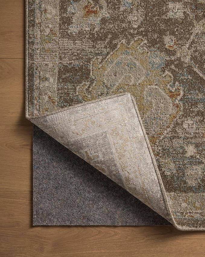 Loloi Magnolia Home by Joanna Gaines Mona Collection MOA-02 BARK/Multi 7'-6" x 10' Area Rug