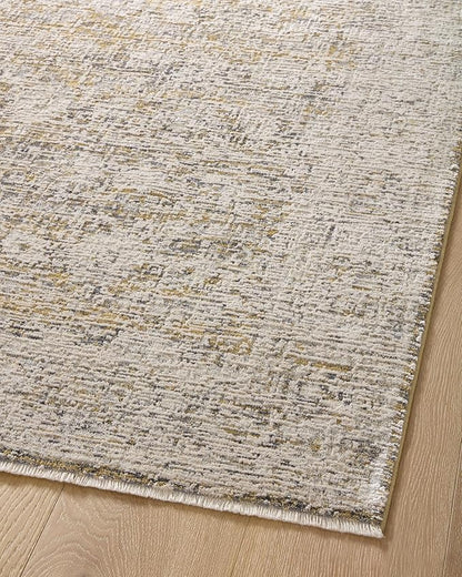 Loloi Amber Lewis Alie Collection ALE-05 Gold/Beige 2'-7'' x 7'-9'', .13'' Pile Height, Runner Rug