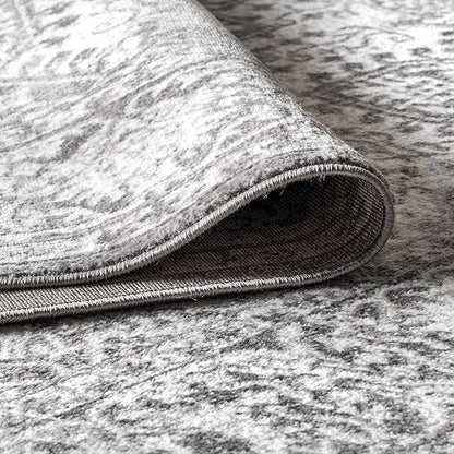 JONATHAN Y Modern Vintage Medallion Light Gray Indoor Area Rug, 12x15, Country, Floral, Easy-Cleaning for Living Room, Bedroom, Kitchen, Pet Friendly, Non-Shedding (MDP100A-15)