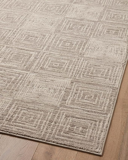 Loloi Darby Collection DAR-05 Beige/Grey 5'-3" x 7'-6" Area Rug