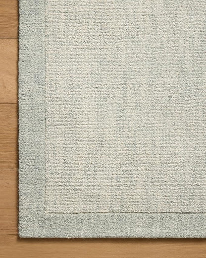 Loloi Magnolia Home by Joanna Gaines Henley Collection HNY-01 Ivory/Spa 7'-9" x 9'-9" Area Rug