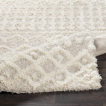 Livabliss Hapsburg Moroccan Shag Runner Area Rug,2'7" x 12',Beige