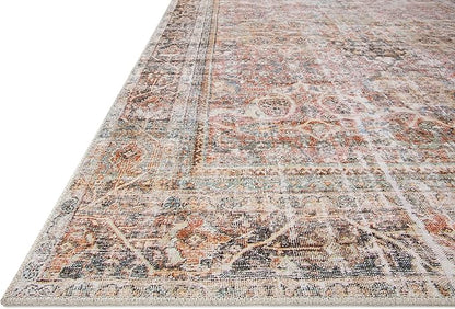 Loloi Adrian Collection ADR-05 Sunset/Charcoal 8'-6" x 11'-6", .19" Thick Area Rug