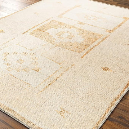 Livabliss x Becki Owens Solana Medallion Area Rug , 5'3" x 7', Peach