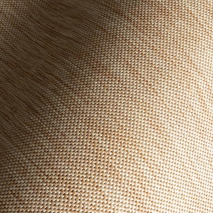 nuLOOM 8x10 Outdoor/Indoor Asha Area Rug, Tan, Casual Design with Striped Border, Stain Resistant, Highly Durable, for Patio, Balcony, Bedroom, Living Room, Dining Room, Bathroom