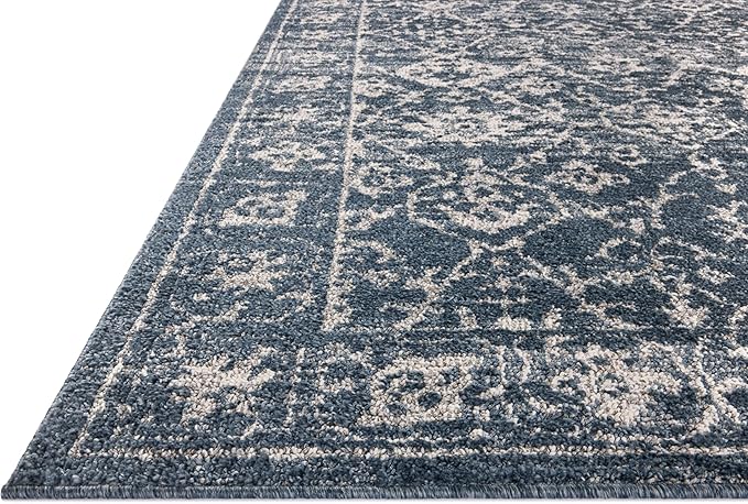 Loloi Magnolia Home by Joanna Gaines Gigi Collection GIG-02 Navy/Stone 2'-7" x 10'-0" Runner Rug