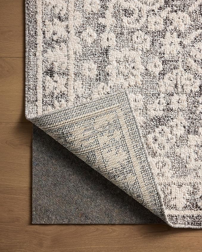 Loloi Magnolia Home by Joanna Gaines Gigi Collection GIG-01 Grey/Ivory 2'-7" x 4' Accent Rug
