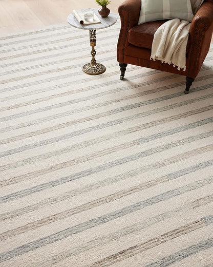 Loloi Chris Loves Julia Chris Collection CHR-05 Ivory/Slate 2'-0'' x 5'-0'', .50" Pile Height, Accent Rug