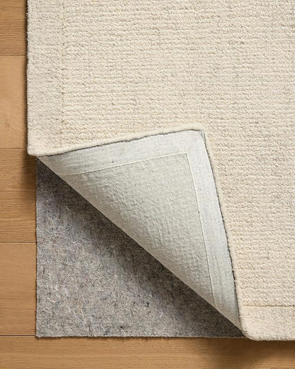 Loloi Magnolia Home by Joanna Gaines Henley Collection Ivory/Smoke 9'-3" x 13' Area Rug