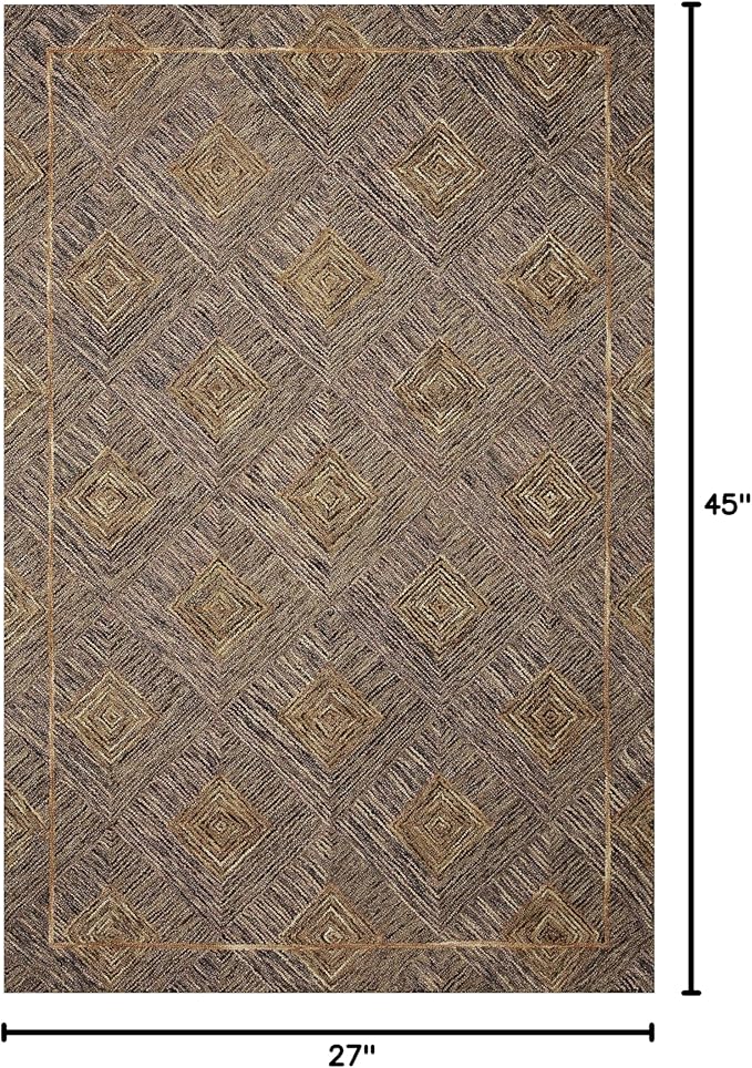 Loloi Varena Collection VAR-04 Plum/Gold 2'-3" x 3'-9" Accent Rug