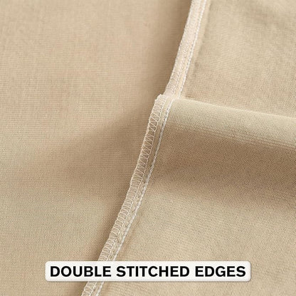FUTEI Oatmeal Chenille Throw Pillow Covers 24x24 Inch Set of 2,Soft Striped & Diamond Textured European Cushion Cases,Modern Home Decor for Couch Living Room