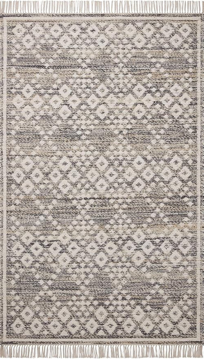Loloi Angela Rose Rivers Collection RIV-01 Denim/Ivory 3'-6" x 5'-6" Reversible Accent Rug