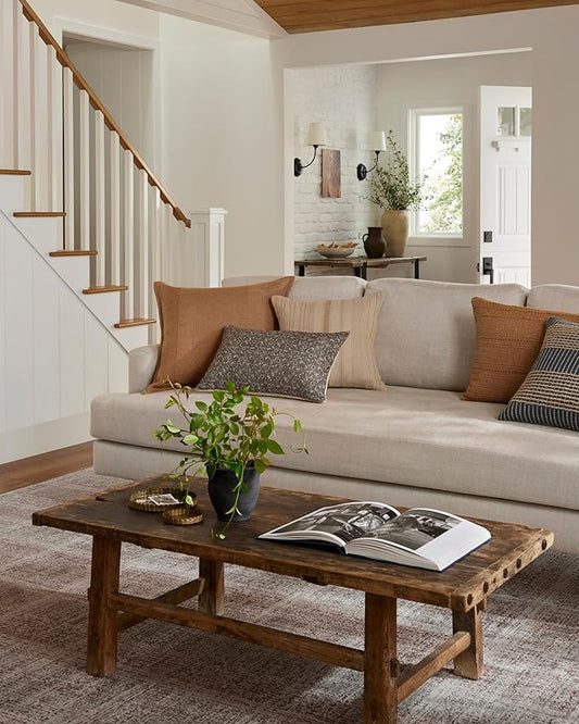 Loloi Angela Rose Ember Collection EMB-10 Fog/Dove 3'-6" x 5'-6" Accent Rug