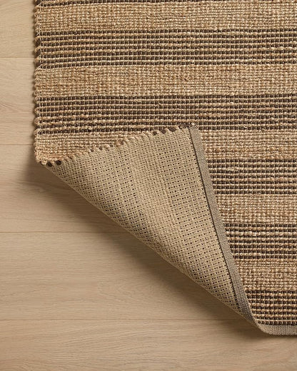 Loloi Chris Loves Julia Judy Collection JUD-06 Natural/Chocolate 5'-0" x 7'-6" Area Rug
