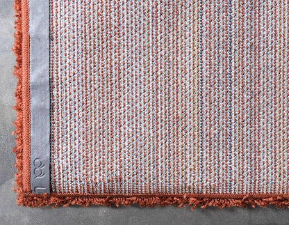 Unique Loom Solid Shag Collection Area Rug (3' 3" x 5' 3" Rectangle, Terracotta)