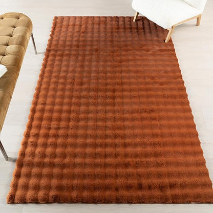 nuLOOM Jeni Checkered 2'6" x 8' Machine Washable Runner Rug for Living Room Bedroom Dining Room Entryway Hallway Kitchen, Brick