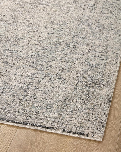 Loloi Amber Lewis Alie Collection ALE-01 Stone/Mist 5'-3'' x 7'-9'', .13'' Pile Height, Area Rug