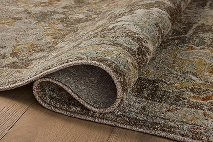 Loloi Magnolia Home by Joanna Gaines Mona Collection MOA-02 BARK/Multi 10'-0" x 14'-0" Area Rug