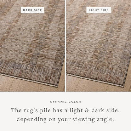 Loloi Amber Lewis Cali Collection CIL-05 Natural/Multi 2'-7" x 8'-0", .25" Pile Height, Runner Rug