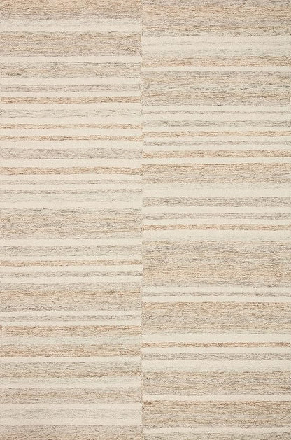 Loloi Chris Loves Julia Chris Collection CHR-03 Ivory/Clay 2'-6'' x 11'-6'', .50" Pile Height, Runner Rug