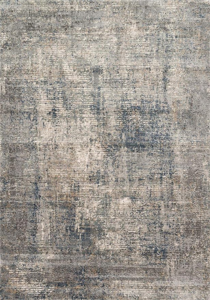 Loloi Teagan Collection TEA-05 Denim/Slate 9'-9" x 13'-6" Area Rug, Large, Soft Neutral Rug, High-Traffic for Living Room, Bedroom, Home Office, Dining Area