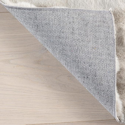 nuLOOM 2'6" x 8' Cozy Plush Area Rug, Machine Washable, Non-Slip, Soft Fluffy Shag Carpet for Living Room Bedroom Kids Room Nursery Home Decor, Jeni Grey