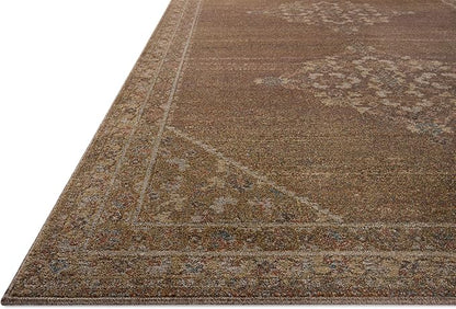 Loloi Magnolia Home by Joanna Gaines Mona Collection MOA-04 Sunset/Natural 8'-10" x 12' Area Rug
