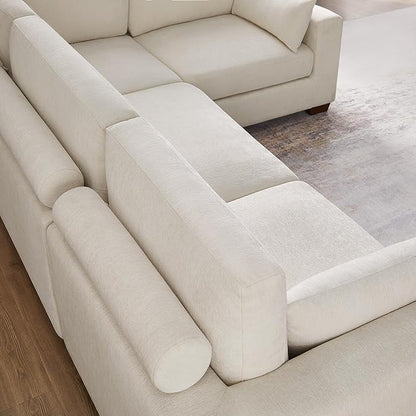 VANOMi Large Modular Sectional Sofa, Oversized Couch with Charging Station, Cloud Couch Deep Seat Sofa with Thick Cushion, Convertible Sectional Couches for Living Room Office Apartment